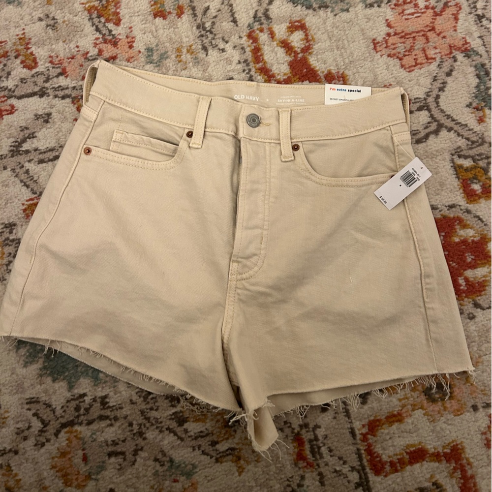Old Navy Women's Tan Jean Shorts